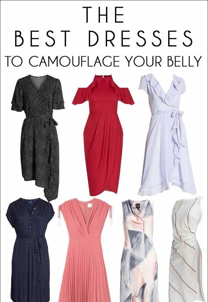 best plus size dresses to hide stomach