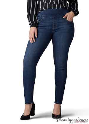 best plus size jeans for big belly and skinny legs