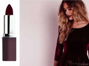 lipstick for burgundy dress