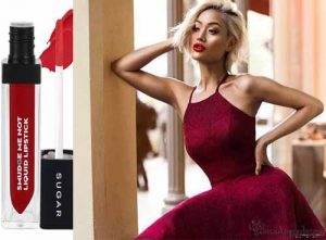 lipstick to go with burgundy dress