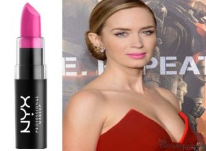 what color lipstick with burgundy shirt